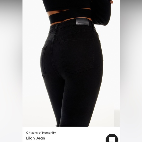 Citizens of Humanity- Black Isola bootcut jeans, size 25, inseam: 31”Never worn - Picture 4 of 11